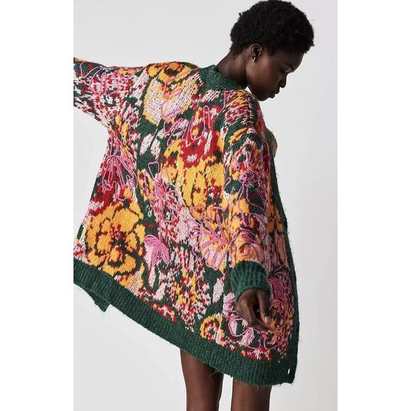 Free People Cozy Crew Neck Sweater in Multicolor - Picture 2 of 8